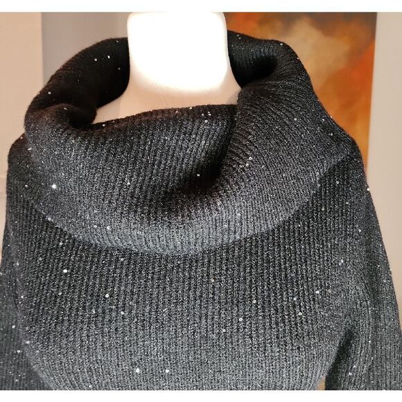 Klenis Black Elegant Black Maxi Dress size S/M - Picture 2 of 5